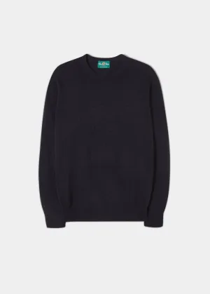 Brisbane Geelong Wool Jumper in Dark Navy - Regular Fit