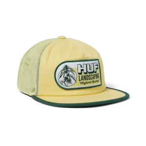 HUF LANDSCAPING TRUCKER YELLOW